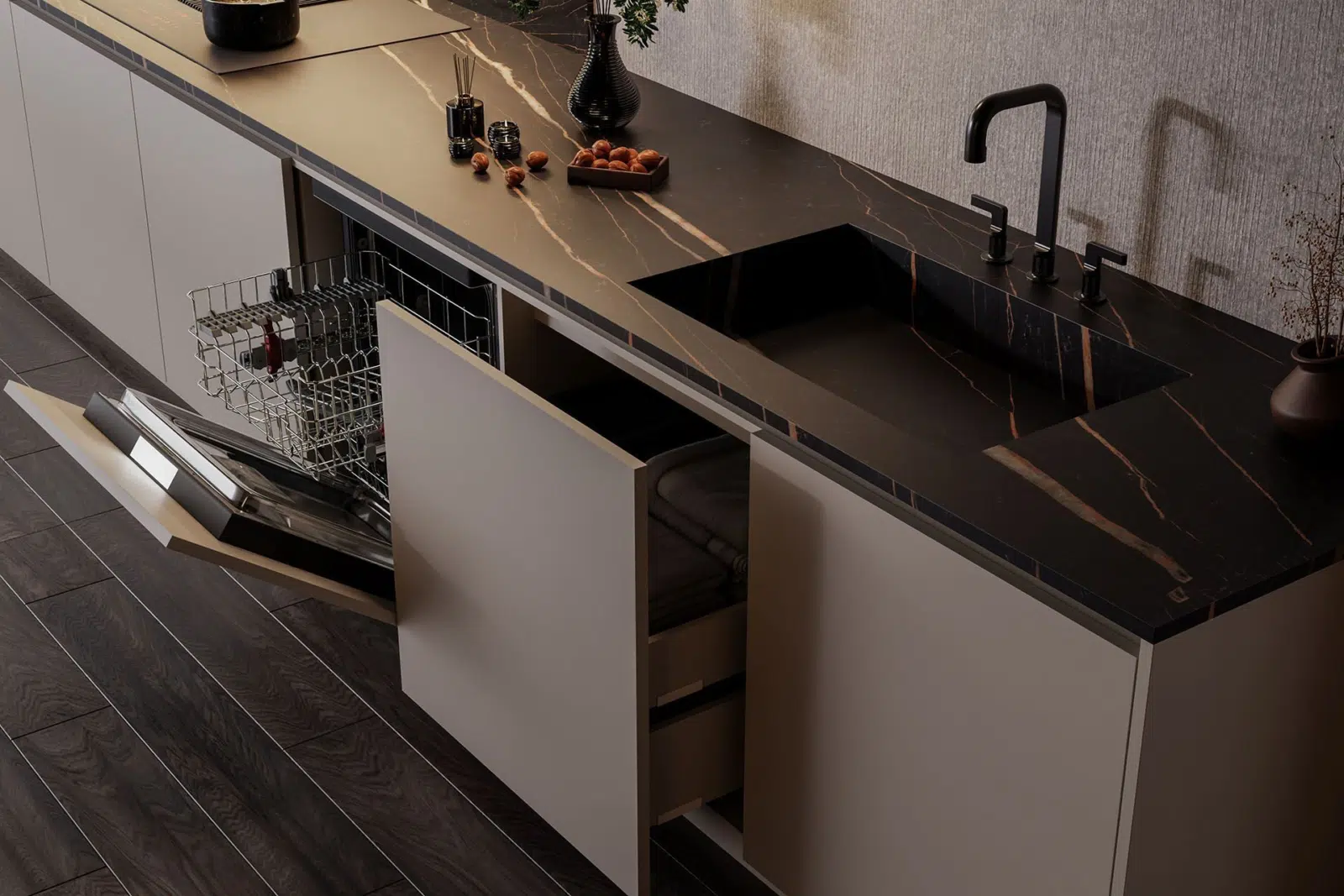 Site Katalog Resimle Sahara Noir Countertop 01 | Vizyon Tezgah tezgah ve yüzey uygulaması